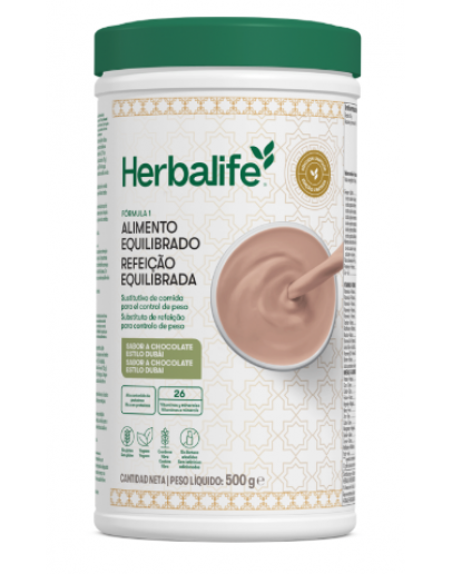 Fórmula 1 Refeição Equilibrada Chocolate Estilo Dubai 500 g
